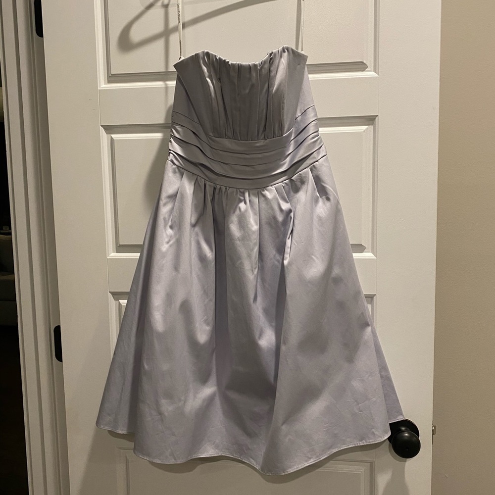 Silver Bridesmaid Dress